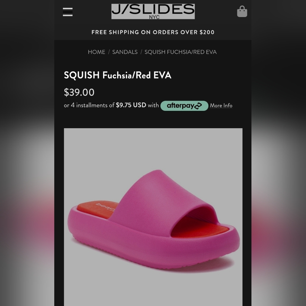 Pink Slide Sandals - Picture 7 of 7